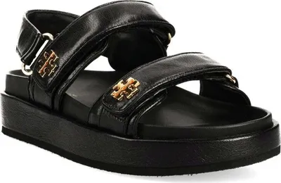 Zdjęcie produktu dla Klasyczne sandały damskie Tory Burch 144328-001 Kolor: Czarny Rozmiar: 39