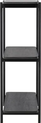 Produktbild von Heim Regal 120 cm 3 Regale schwarz.