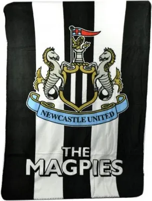 Obrázok produktu pre Newcastle United FC - deka, fleece BS4480 (jedna veľkosť) (biela/čierna)