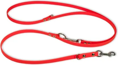 Produktbild von Mystique® Biothane verstellbare Leine 13mm neon orange 300cm