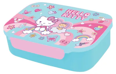 Produktbild von Coolpack Hello Kitty FoodyX FrŸhstŸckstasche mit Fach LebensmittelbehŠlter Blau-rosa 765ml