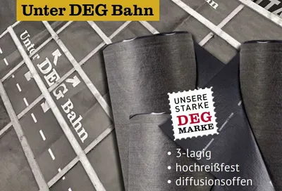 Produktbild von Unterspannbahn Unterdeckbahn Schalungsbahn diffusionsoffene DEG Bahn