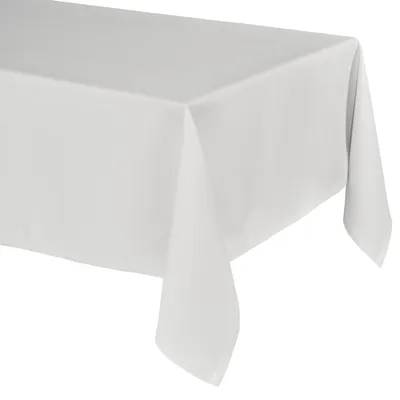 Produktbild von Elegante Tischdecke Edel Leinenoptik, Lina Tischdecke und Tischläufer,Weiß, (Eckig160x110cm)
