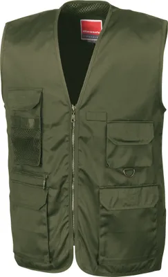 Produktbild von Result Safari Herren Weste BC927 (XL) (Flechte)