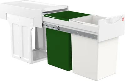 Immagine prodotto di Hailo Contenitore per rifiuti 3666221 TA Swing Tandem 2x 15 litri