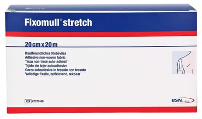 Productafbeelding van Fixomull Elastische verbandrol, 20 cm x 20 meter