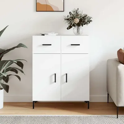 Zdjęcie produktu dla vidaXL Kredens biały 69,5x34x90 cm Materiał drewnopochodny