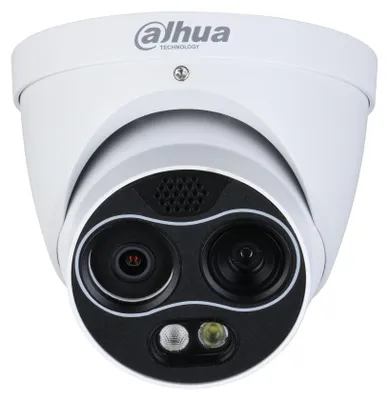 Imagen del producto de Dahua Technology Lite TPC-DF1241-B2F2-DW-S2, cámara de seguridad IP, para interior y exterior, con cable, para montaje en techo o pared, color blanco, tipo torreta