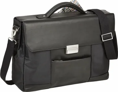 Produktbild von Aktentasche Bowatex Arbeitstasche Umhängetasche Nylon-Leder Tasche 42cm Schwarz
