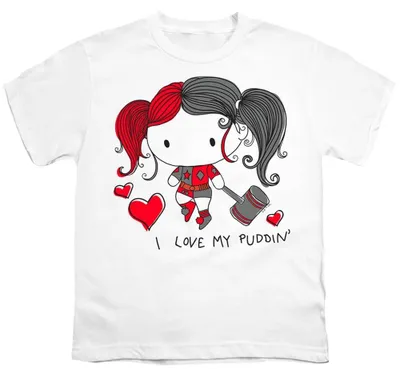Immagine prodotto di Maglietta per bambini "Justice League" - "Puddin´" (TV37186) (taglia 104) (bianca)