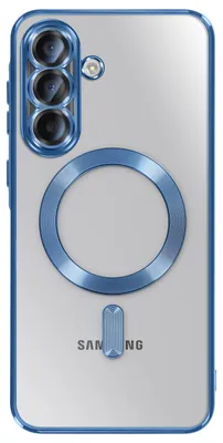 Immagine prodotto di Avizar, custodia MagSafe con bordo cromato per Samsung Galaxy A37, blu