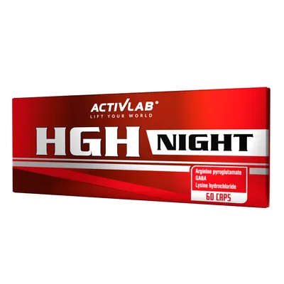 Obrázek produktu pro ACTIVLAB HGH NIGHT 60 kapslí, arginin, gaba, lysin, koncentrace, regenerace