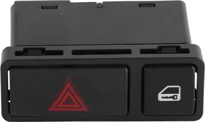 Imagen del producto de Interruptor de bloqueo centralizado de puerta con indicador de advertencia de peligro, compatible con BMW Serie 3 E46 E53 E85 325 X5, número de pieza: 61318368920