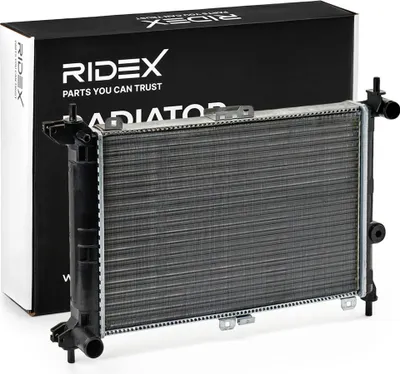 Produktbild von RIDEX 470R0645 Kühler Wasserkühler Motorkühler für OPEL Astra F CC (T92) Astra F Caravan (T92) Astra F Limousine (T92) für VAUXHALL Astra Mk III CC