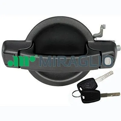 Produktbild von MIRAGLIO 80/471 Türgriff mit Schlüssel Vorne Links für FIAT Doblo Kombi (119, 223) Schwarz