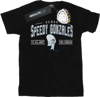 Produktbild von Looney Tunes - "All About Cheese" T-Shirt für Damen BI32731 (XL) (Schwarz)