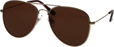 Image de Spectrum Lunettes de soleil Pilot Marron Or Hommes