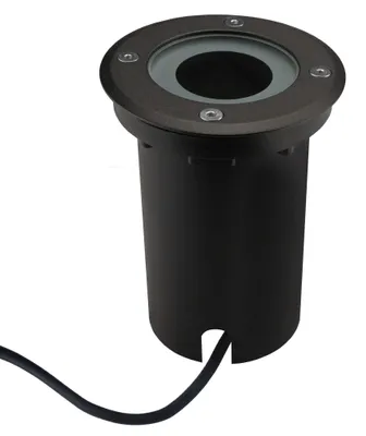 Produktbild von Ledvion LED Bodenstrahler Außen IP67 3W 230V GU10 rund schwarz