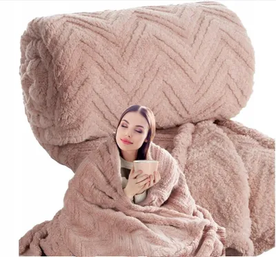 Produktbild von Eurofirany Kuscheldecke Mikrofaser 70x160 cm Hellpuder