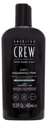 Productafbeelding van American Crew Kamille & Veenbes Ontspannende 3-in-1 Shampoo 450ml