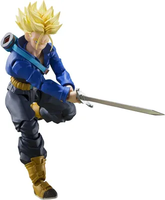 Immagine prodotto di Tamashii Nations Dragon Ball Z Figure Sh Figuarts Super Saiyan Trunks Il Ragazzo Del Futuro 14 Cm Taglia Unica