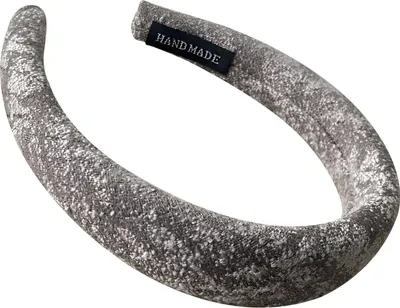 Image de Large serre-tête en maille - Vintage Chic Gris