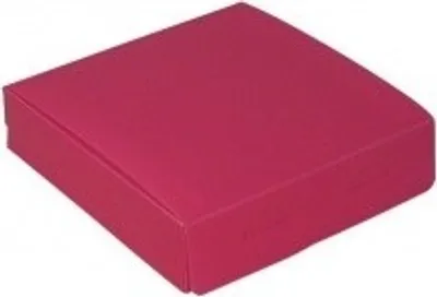 Immagine prodotto di Scatola regalo in plastica, Scatola regalo gelata in polipropilene, dimensioni 12x12x3cm ROSA, 10 pezzi.