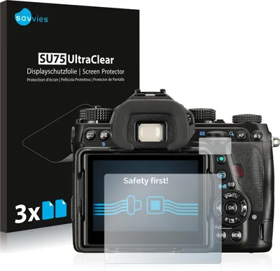 Produktbild von 6x Für Pentax K-1 Mark II Schutzfolie Savvies Displayschutz Display Schutz Folie Klar Transparent