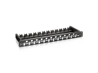 Produktbild von Equip Patchpanel 24x Cat6A 19" UTP 1HE Keystone Montage sw
