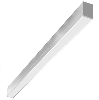 Obrázok produktu pre CENTURY LINKY LED líniové svietidlo s visiacim hranolovým difúzorom z hliníka, 32 W, 3000/4000/5700 K, Ra90, 90d, IP20, 1131 x 50 x 75 mm, vrátane 2 závesov (1,5 m).