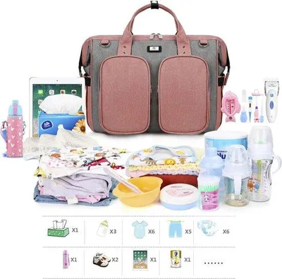 Obrázek produktu pro Famanu – Batoh s přebalovací taškou, velká kapacita – univerzální design