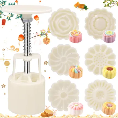 Produktbild von Formen für Mondkuchen, traditionelle Formen für Kekse und Torten