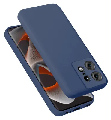 Image de Cadorabo Housse pour Motorola Moto Edge 50 Pro Housse en silicone Housse en silicone liquide pour téléphone portable, Housse de protection résistante aux rayures et aux chocs pour Motorola Moto Edge 50 Pro
