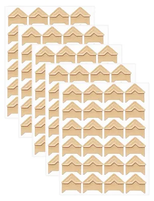 120 selbstklebende Fotoecken für Alben & Scrapbooking