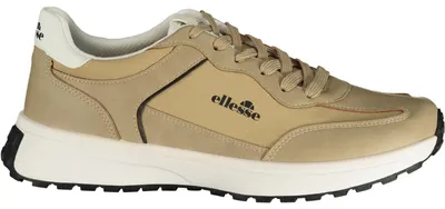 Zdjęcie produktu dla Eleganckie męskie sneakersy w kolorze beżowym z białymi detalami i logo