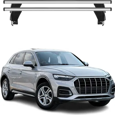 Image de Menabo Barres De Toit Transversales pour Audi Q5 FYT 2021-2024 Gris Alu