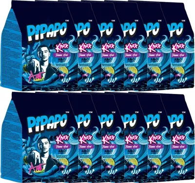 Produktbild von Pipapo Knax Mais Chips Chili Flama Azul Maiserzeugnis 70g 12er Pack