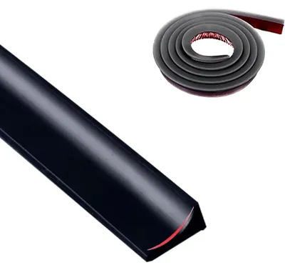 Immagine prodotto di Guarnizione autoadesiva per doccia, 6 metri x 20 mm, silicone nero