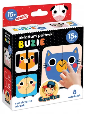 Produktbild von CzuCzu Układam połówki Buzie Erste Puzzle Lernspiel
