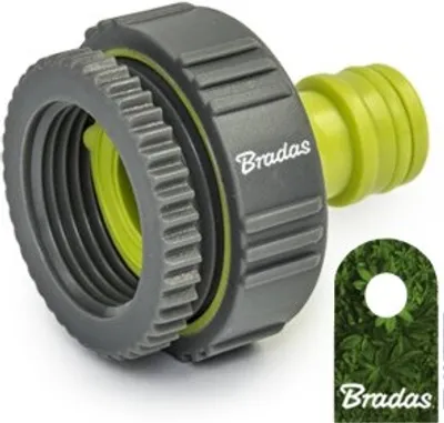 Produktbild von Schlauchkupplung Reparator Schlauchverbinder Hahnanschluß 1/2" 3/4" 1" Bradas 22. Hahnanschluß 3/4" - 1/2" Adapter