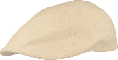 Mehrteilige Schiebermütze aus Baumwolle in Leinenoptik von Hut-Breiter in beige