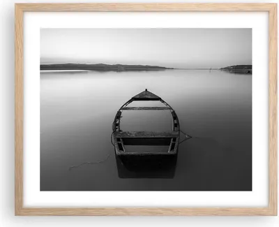 Produktbild von Gerahmtes Poster - Rahmen in heller Eiche - £ódŸ Einsamkeit Leere - 50x40 cm - Wand Bild - Wanddeko - Wandbilder - Kunstposter - Wandposter - Bilderrahmen - Bilder - Kunstdruck - P2NAA50x40-4932
