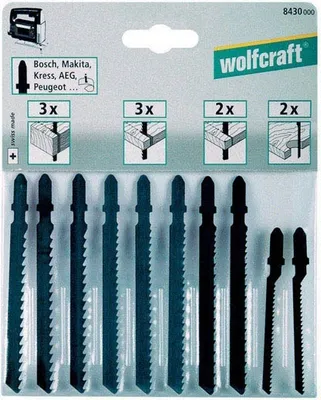 Produktbild von Wolfcraft Stichsägeblätter-Set 8430000 10 Stück