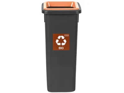 Image de Igotrend, 714006 Poubelle triée 20 L, FIT BIN noir/marron