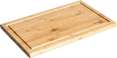 Produktbild von Barbecook Schneidebrett aus Bambus mit Saftkanal 43x28x2cm