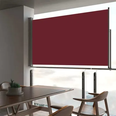 Obrázok produktu pre Maison Exclusive – Výsuvná bočná markíza, 140 x 300 cm, červená