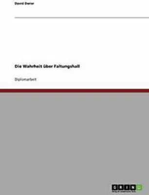 Produktbild von Die Wahrheit über Faltungshall