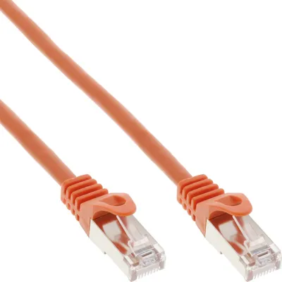 Immagine prodotto di InLine® 72550O Cavo patch, SF/UTP, Cat.5e, arancione, 0,5 m