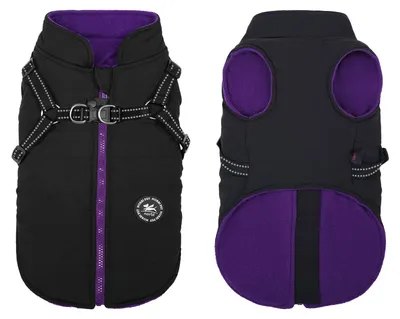 Produktbild von Norbi Haustier Warme Jacke Kleine Hunde Weste Geschirr Welpen Winter 2 in 1 Outf