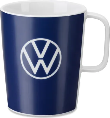 Produktbild von Original Volkswagen Logo Tasse Kaffeetasse Kaffeebecher Cafe Porzellan